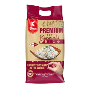 KASHISH PREMIUM 1121 BASMATI RICE 5KG